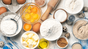 Materias primas de uso común en pastelería